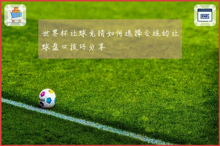 世界杯让球竞猜如何选择合适的让球盘口技巧分享