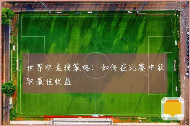世界杯竞猜策略：如何在比赛中获取最佳收益